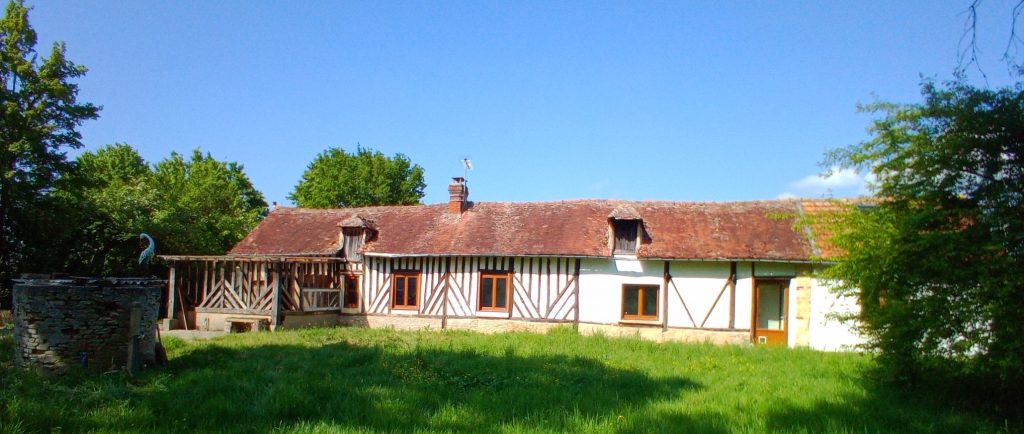 Ma longère normande avant les travaux de toiture